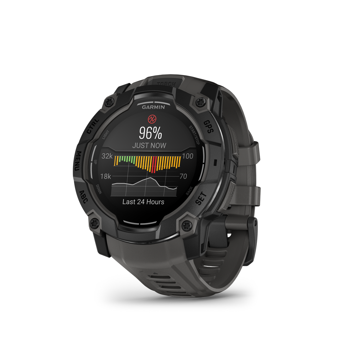 Instinct 3 – 50 mm, AMOLED Black-Orologi-GARMIN-Gioielleria Granarelli