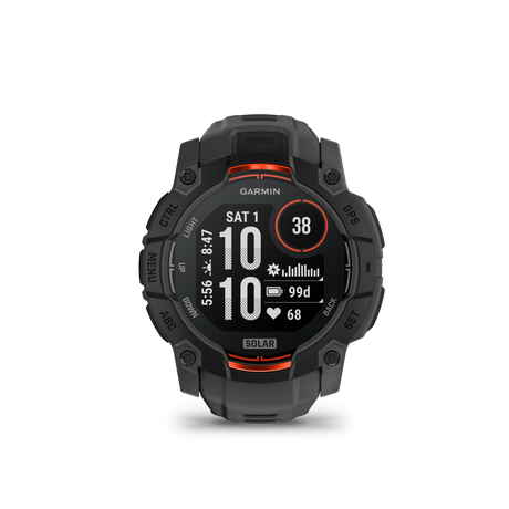 Instinct 3 – 50 mm, Solar Black-Orologi-GARMIN-Gioielleria Granarelli