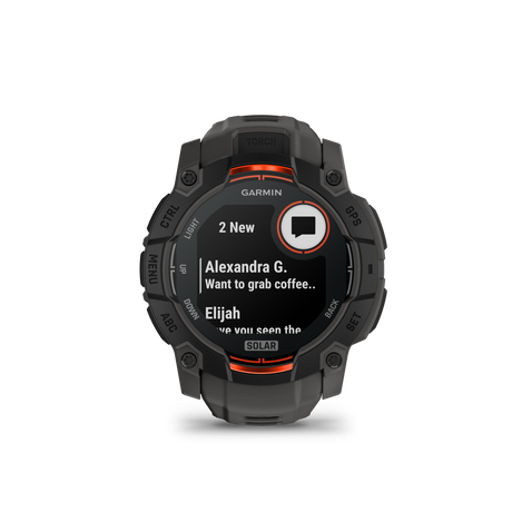 Instinct 3 – 50 mm, Solar Black-Orologi-GARMIN-Gioielleria Granarelli