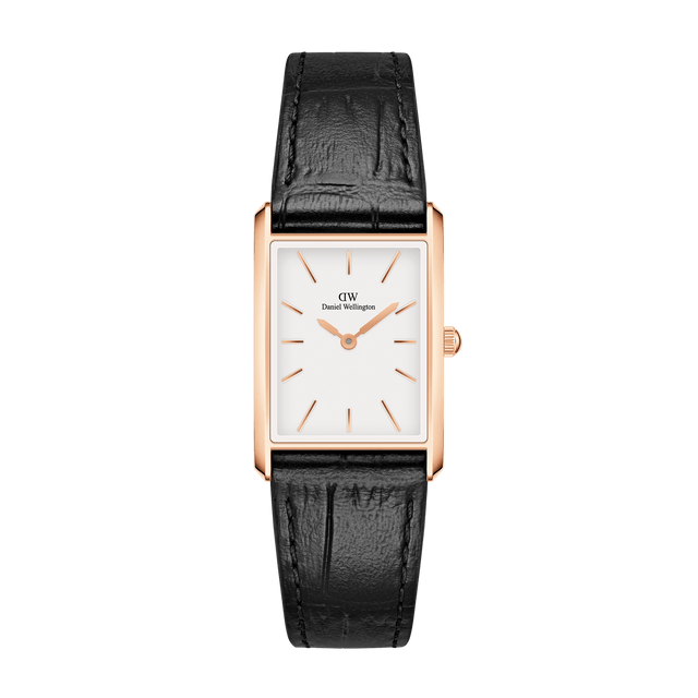 Bound Black Crocodile Rose Gold-Orologi-DANIEL WELLINGTON-Gioielleria Granarelli