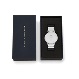 Classic Piano Link Silver Unitone-Orologi-DANIEL WELLINGTON-Gioielleria Granarelli