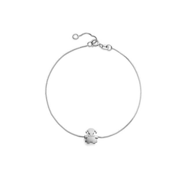 Bracciale I Tesorini Bimba Oro Bianco-Bracciali-LE BEBE'-Gioielleria Granarelli