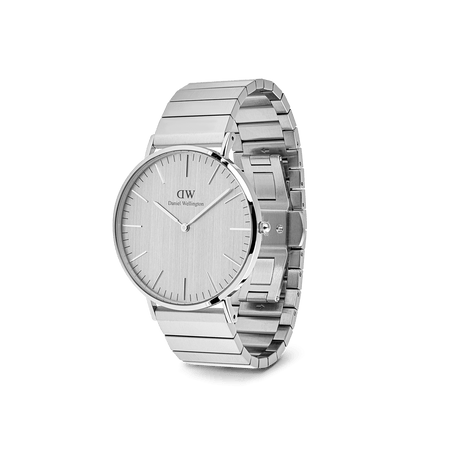 Classic Piano Link Silver Unitone-Orologi-DANIEL WELLINGTON-Gioielleria Granarelli