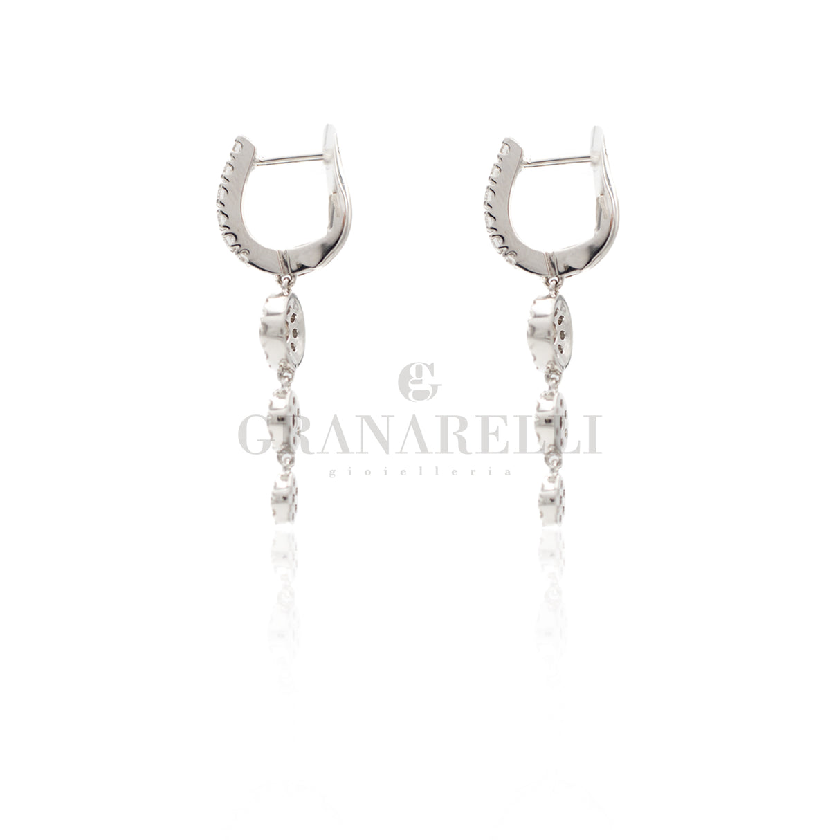 Boccole Fiore with rose gold diamonds