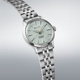 Presage Cocktail Time Automatico Acciaio Verde Chiaro Diamanti 34mm