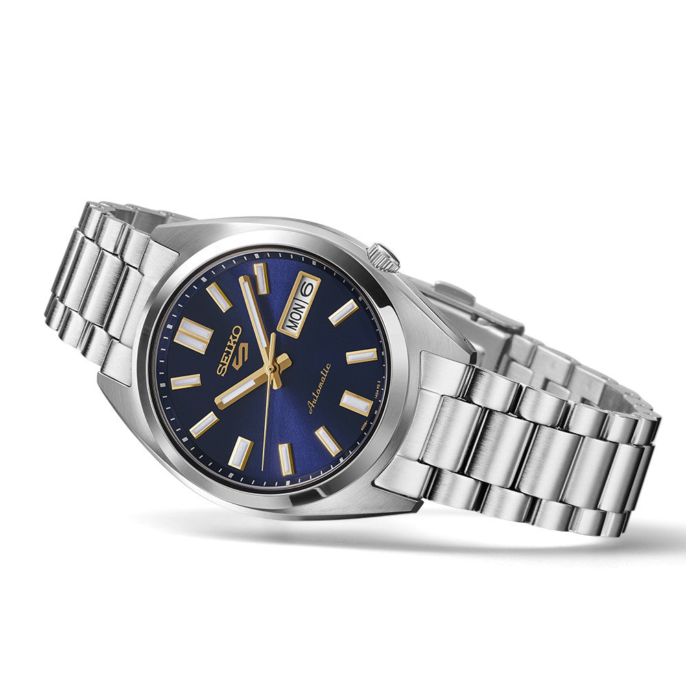 5 Sports Automatico Acciaio Blu 37,40mm