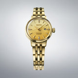 Presage Cocktail Automatico Acciaio Giallo con Diamanti 30mm