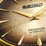 Presage Cocktail Automatico Dorato Fumè-Orologi-SEIKO-Gioielleria Granarelli