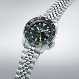 Seiko 5 Sports Automatico GMT Acciaio Verde-Orologi-SEIKO-Gioielleria Granarelli