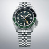 Seiko 5 Sports Automatico GMT Acciaio Verde-Orologi-SEIKO-Gioielleria Granarelli