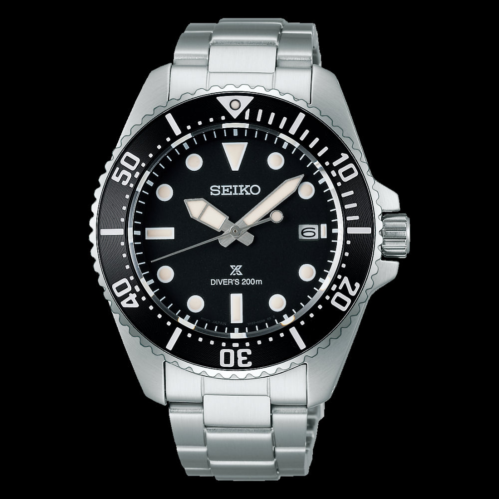Prospex Solar Diver Acciaio Nero 41mm