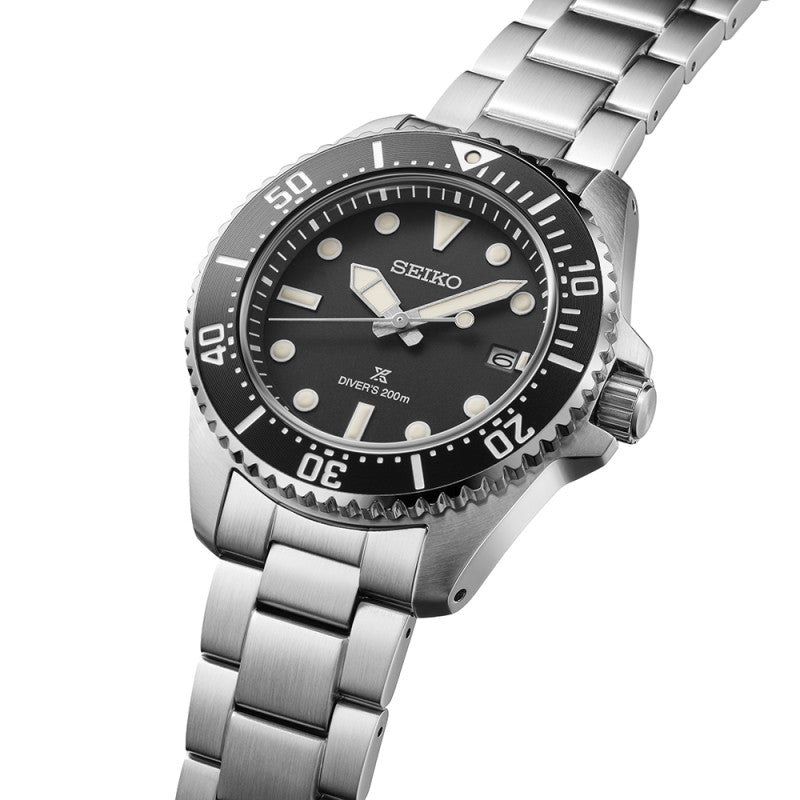 Prospex Solar Diver Acciaio Nero 41mm