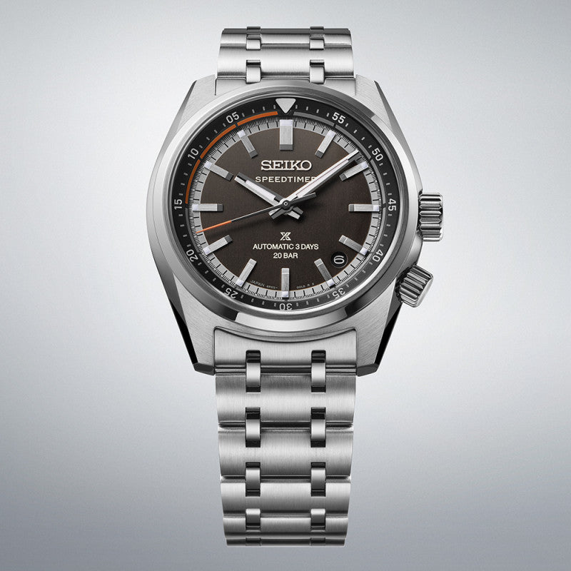 Prospex Speedtimer Automatico Acciaio Nero 39,50mm
