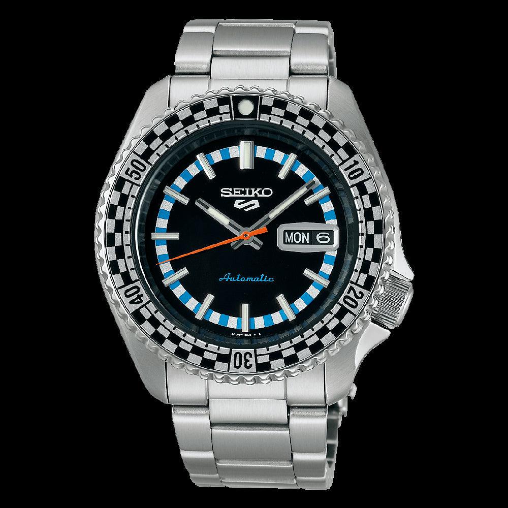 Seiko 5 Sports Automatico Acciaio Nero-Orologi-SEIKO-Gioielleria Granarelli