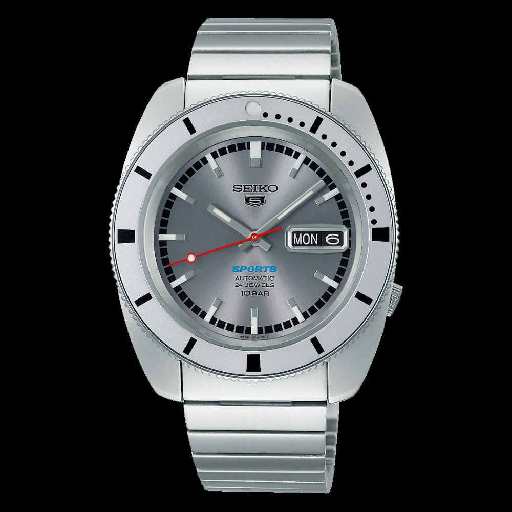 5 Sports Automatico Acciaio Grigio Edizione Limitata-Orologi-SEIKO-Gioielleria Granarelli