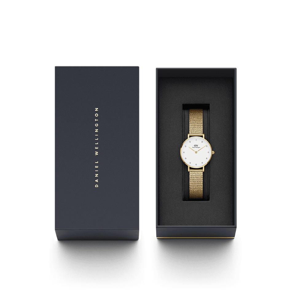 Petit Lumine Pressed Evergold 28mm-Orologi-DANIEL WELLINGTON-Gioielleria Granarelli