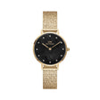 Petit Lumine Pressed Piano Black Evergold 28mm-Orologi-DANIEL WELLINGTON-Gioielleria Granarelli