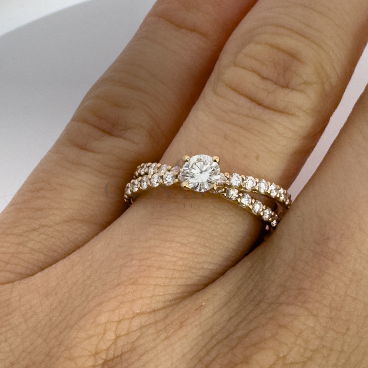 Solitaire Ring Crivelli Rose Gold