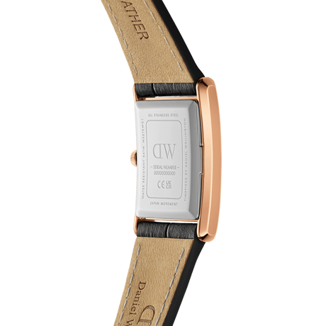 Bound Black Crocodile Rose Gold-Orologi-DANIEL WELLINGTON-Gioielleria Granarelli