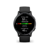 vívoactive® 5 Black & Slate con cinturino in silicone-GARMIN-010-02862-10-Gioielleria Granarelli