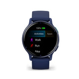 vívoactive® 5 Navy con cinturino in silicone-GARMIN-010-02862-12-Gioielleria Granarelli