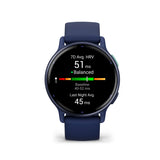 vívoactive® 5 Navy con cinturino in silicone-GARMIN-010-02862-12-Gioielleria Granarelli