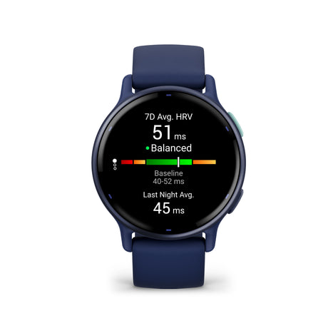 vívoactive® 5 Navy con cinturino in silicone-GARMIN-010-02862-12-Gioielleria Granarelli