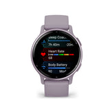 vívoactive® 5 Orchid Metallic con cinturino in silicone-Orologi-GARMIN-Gioielleria Granarelli