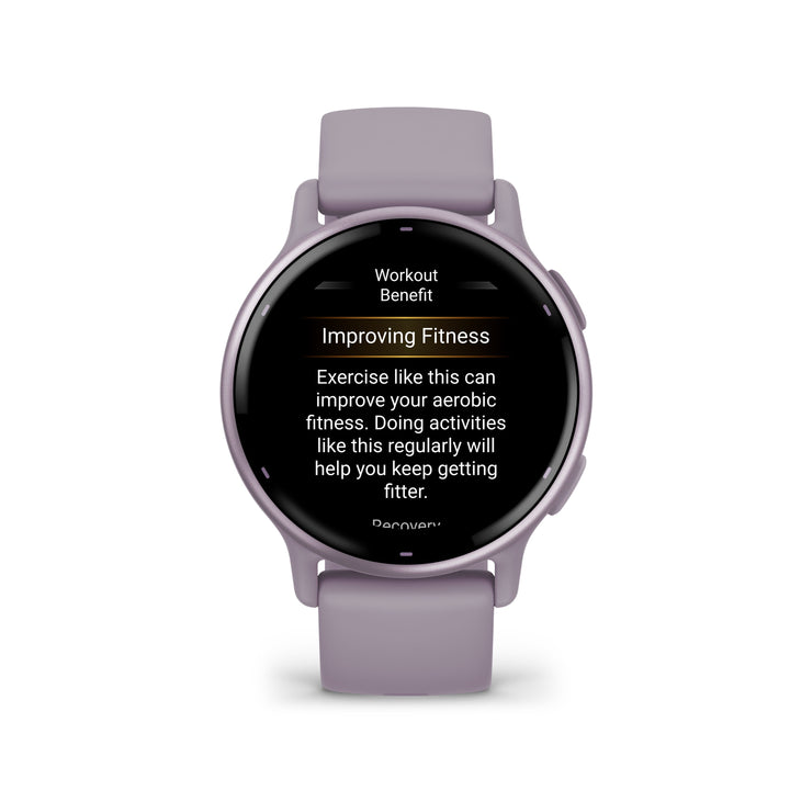 vívoactive® 5 Orchid Metallic con cinturino in silicone-Orologi-GARMIN-Gioielleria Granarelli