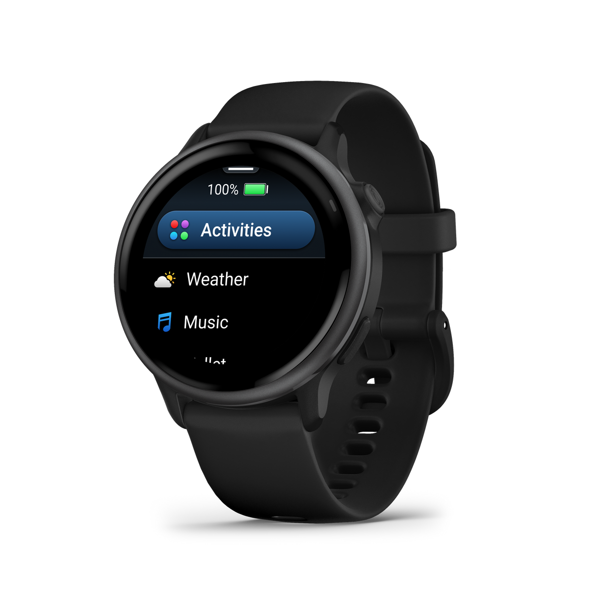 vívoactive® 6 Slate con cinturino nero-Orologi-GARMIN-Gioielleria Granarelli
