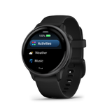 vívoactive® 6 Slate con cinturino nero-Orologi-GARMIN-Gioielleria Granarelli
