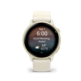 vívoactive® 6 Lunar Gold con cinturino Bone-Orologi-GARMIN-Gioielleria Granarelli