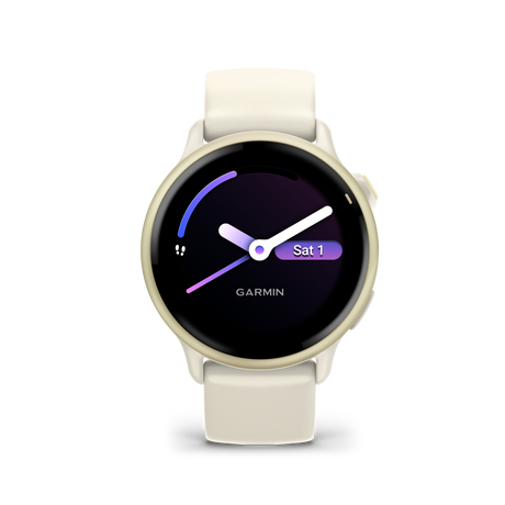 vívoactive® 6 Lunar Gold con cinturino Bone-Orologi-GARMIN-Gioielleria Granarelli