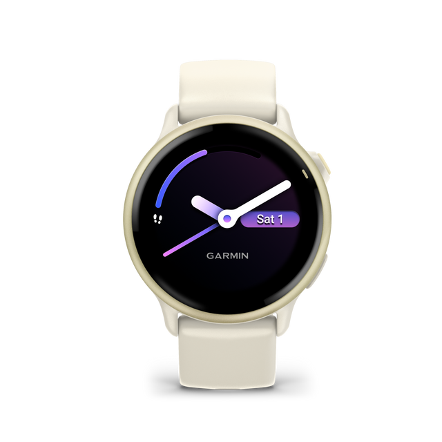 vívoactive® 6 Lunar Gold con cinturino Bone-Orologi-GARMIN-Gioielleria Granarelli