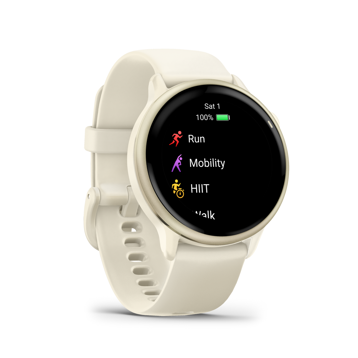 vívoactive® 6 Lunar Gold con cinturino Bone-Orologi-GARMIN-Gioielleria Granarelli