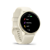 vívoactive® 6 Lunar Gold con cinturino Bone-Orologi-GARMIN-Gioielleria Granarelli