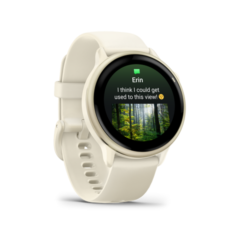 vívoactive® 6 Lunar Gold con cinturino Bone-Orologi-GARMIN-Gioielleria Granarelli