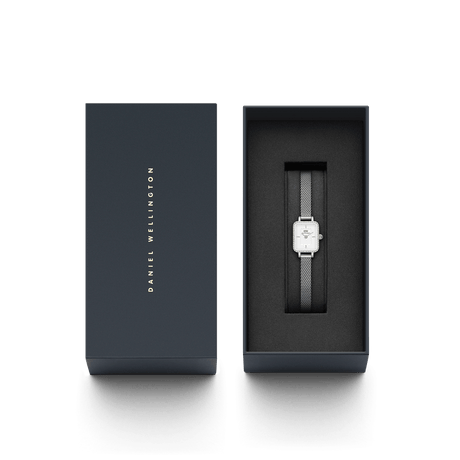 Quadro Mini Lumine Bezel Silver-Orologi-DANIEL WELLINGTON-Gioielleria Granarelli