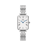 Quadro Roman Numerals 5-Link Silver