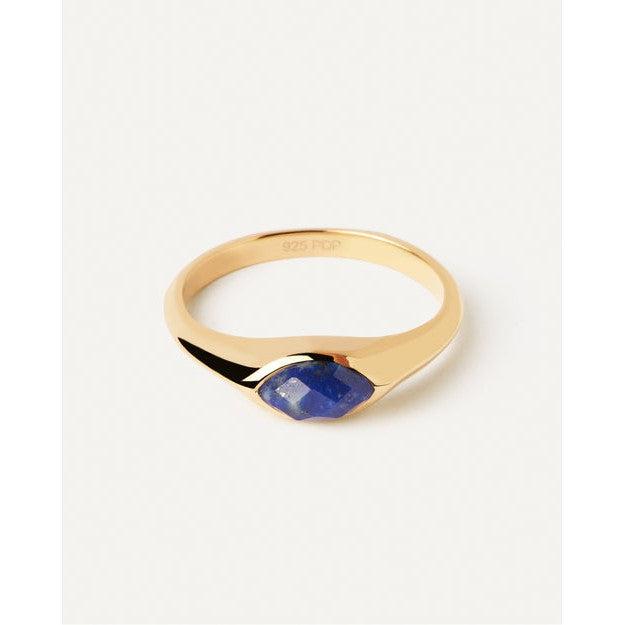 Anello Vanilla23 Nomad Lapislazzuli Stamp-Anelli-PDPAOLA-Gioielleria Granarelli