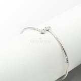 Bracciale bangle con Diamanti in Oro Bianco-Bracciali-CRIVELLI-Gioielleria Granarelli