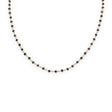 Collana Rosario Oro Rosa Diamanti Neri taglio briolè CM40-Girocolli-GRANARELLI-Gioielleria Granarelli