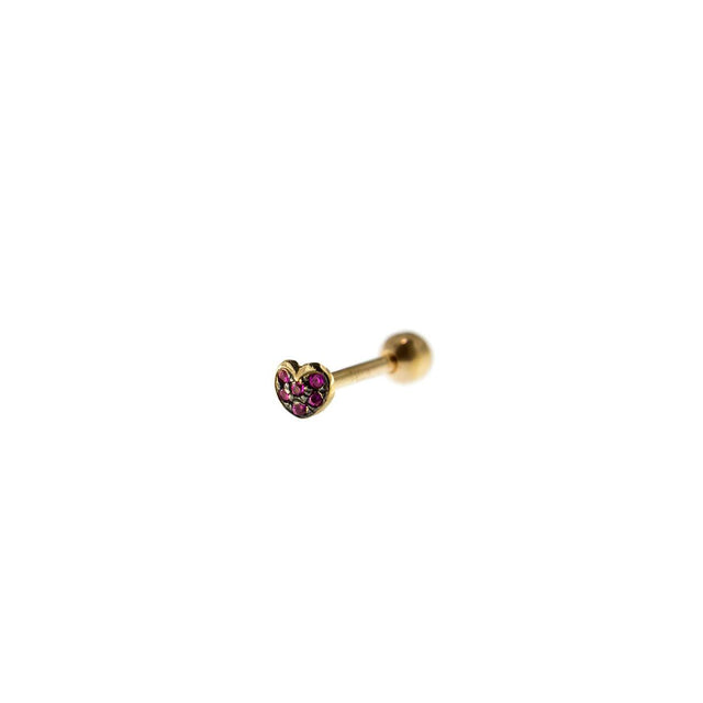 Piercing Cuore Zirconi Galactica-Orecchini-RUE DES MILLE-Gioielleria Granarelli